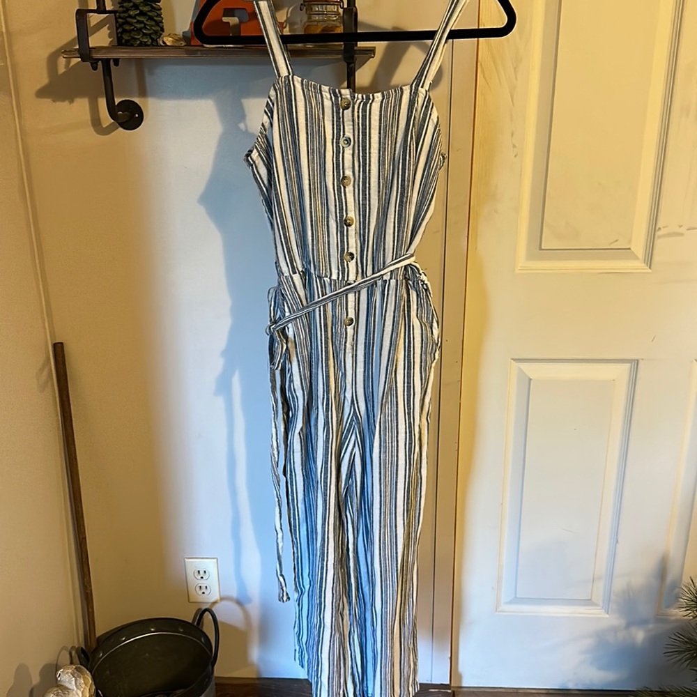 Womens Medium Deja Bleu Jumpsuit